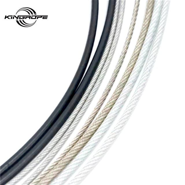 Manufacture White Color PVC Coated Steel Wire Rope/steel Cable