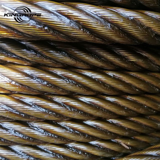 10MM-30MM Multifunctional Sling Tow Boat Ungalvanized Steel Wire Rope