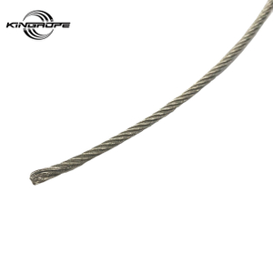 HDG Marine Grade Steel Wire Rope Balustrade Decking Shade Sail Rigging Cable 7X7 7X19 1X19 Structure