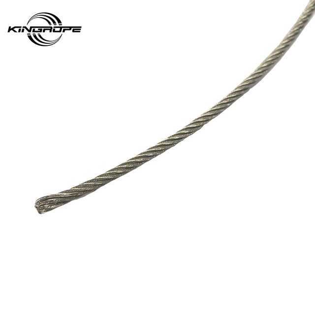 6x19+FC Cables Steel Wire Rope Black/Galvanized Steel Wire Rope 1*19 7*7