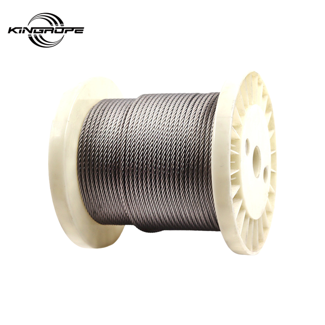 1960MPA High Tensile High Carbon Galvanized Steel Wire Rope 6*19 6*36 For General Purpose 16mm 19mm