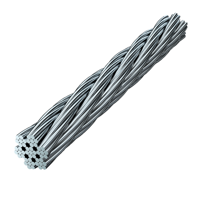 Customise 8mm Heavy Duty 7x7 Steel Wire Rope Assembly With Any Length