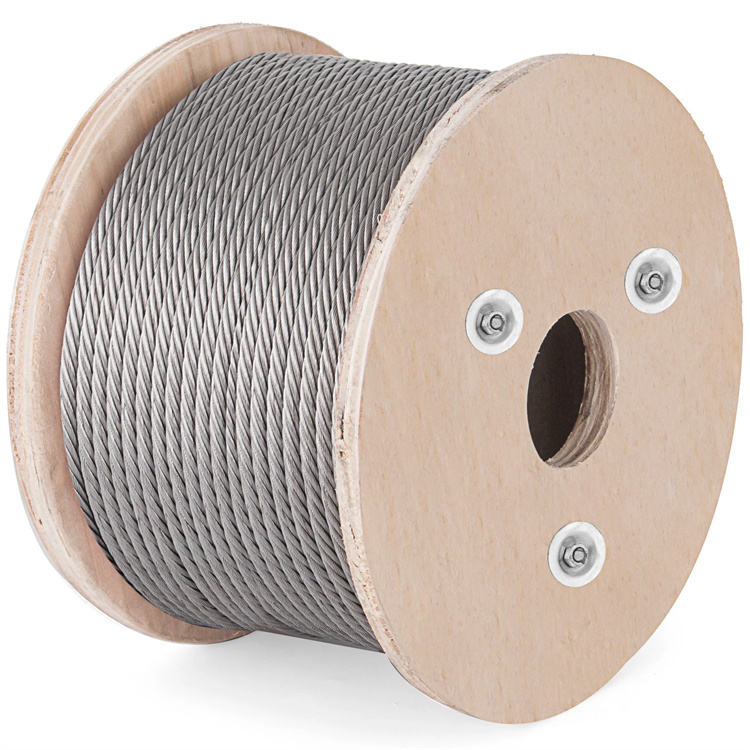 6*12 36*7 Galvanized Steel Wire Rope Price