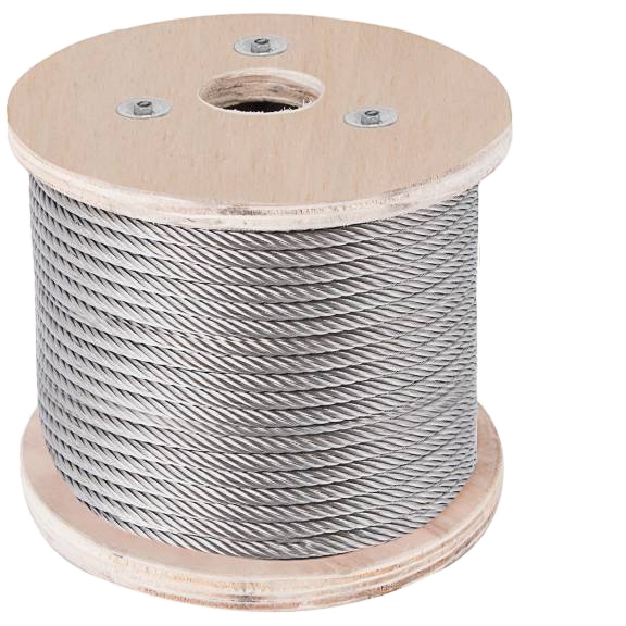 ASTM Standard 6x37 +iwrc Galvanized Steel Wire Rope with Grease for Mining Rope