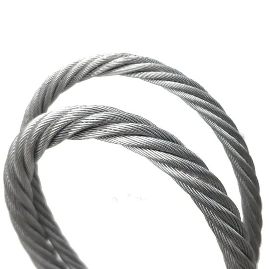 High Quality Galvanized Steel Wire Rope with Equal Lay 6xWS36+IWRC/6xFI29+IWRC Customized End Termination for Marine / Offshore