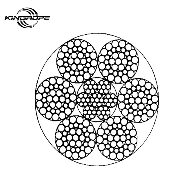 Factory 6x37 18mm Ungalvanized Steel Wire Rope for Docks, Ships, Cables, Hydra Tower Crane Wire Rope Sling