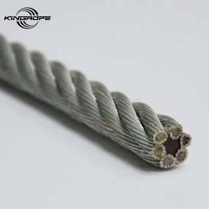 6X7+FC Galvanized Steel Wire Ropes