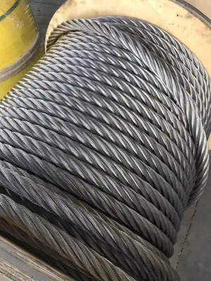 Wire Rope 6X36ws + Iwrc Steel AISI with A Very High Flexibility And A Good Fatigue Life on Blocks. Very Suitable As Steering Cable Or Crane Cable.