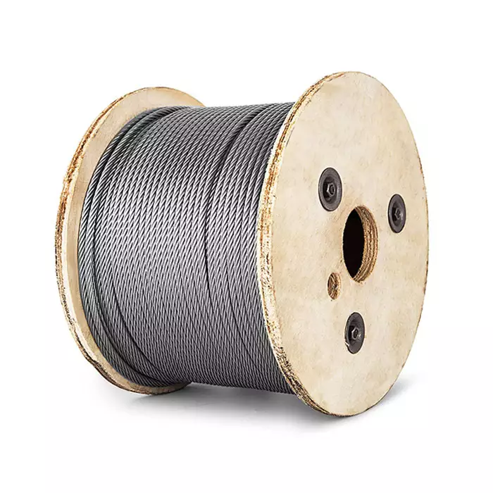 Galvanized Wire 3mm Pp Core Steel Wire Rope 30mm