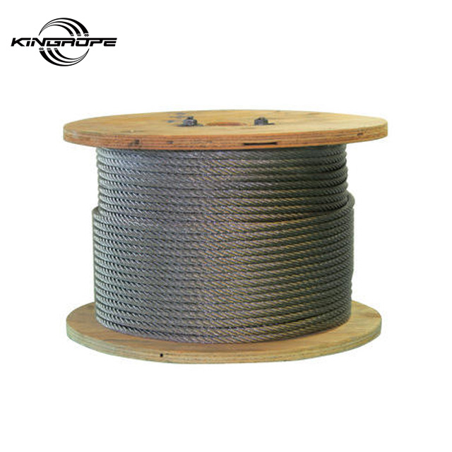 Wire Rope ODM&OEM Factory Round Strand Used in Blast Furnace Hoisting Steel 6*36WS+IWRC Smooth Galvanized 