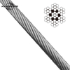 Steel Wire Rope Soft Fishing Lifting Cable 7*7