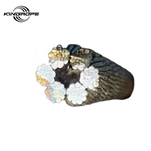 6x19s Fibre Core Ungalvanized Steel Cable 10mm Steel Wire Rope for Elevator