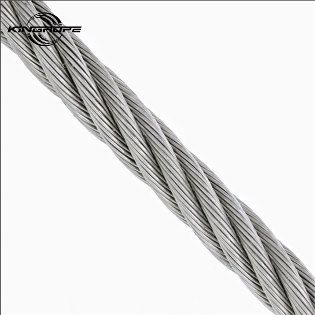 Galvanized Steel Cable Strand Wire Rope 7x7 7x19 6x19+FC 6x7+FC Wire Strand Cable Steel Wire Rope 20mm