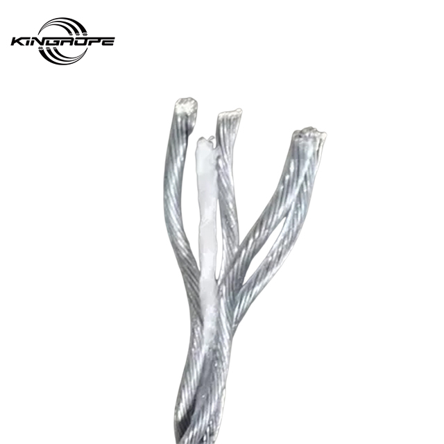 Gondola Rope 8.3mm Galvanized Steel Wire Rope 4x31SW+PPC/FC