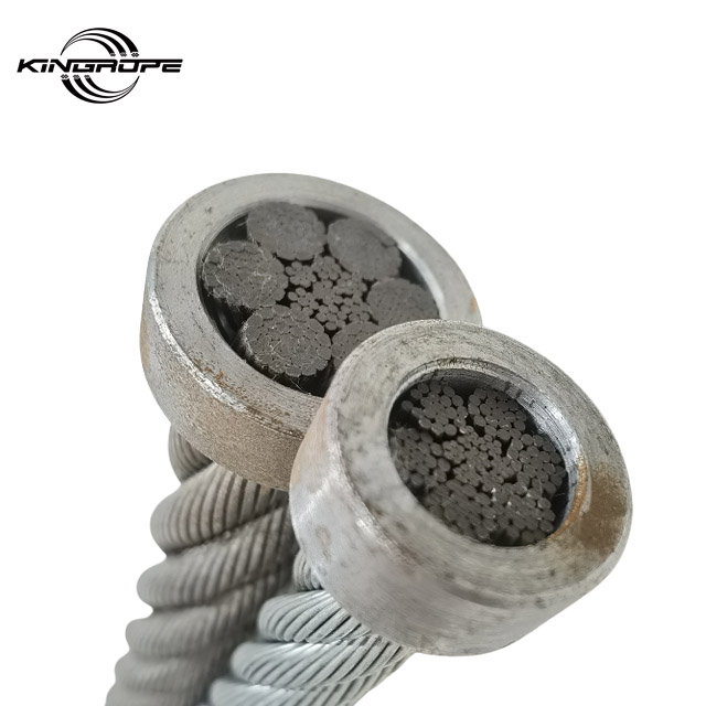 6X36+Iwrc 10mm Galvanized Steel Wire Rope for Lifting Crane
