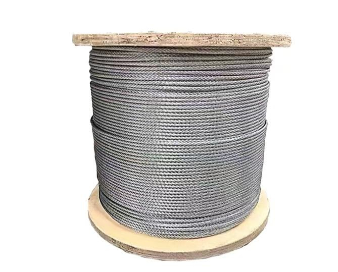 Galvanized Steel Cable Strand Wire Rope 7x7 7x19 6x19+FC 6x7+FC Wire Strand Cable Steel Wire Rope 20mm