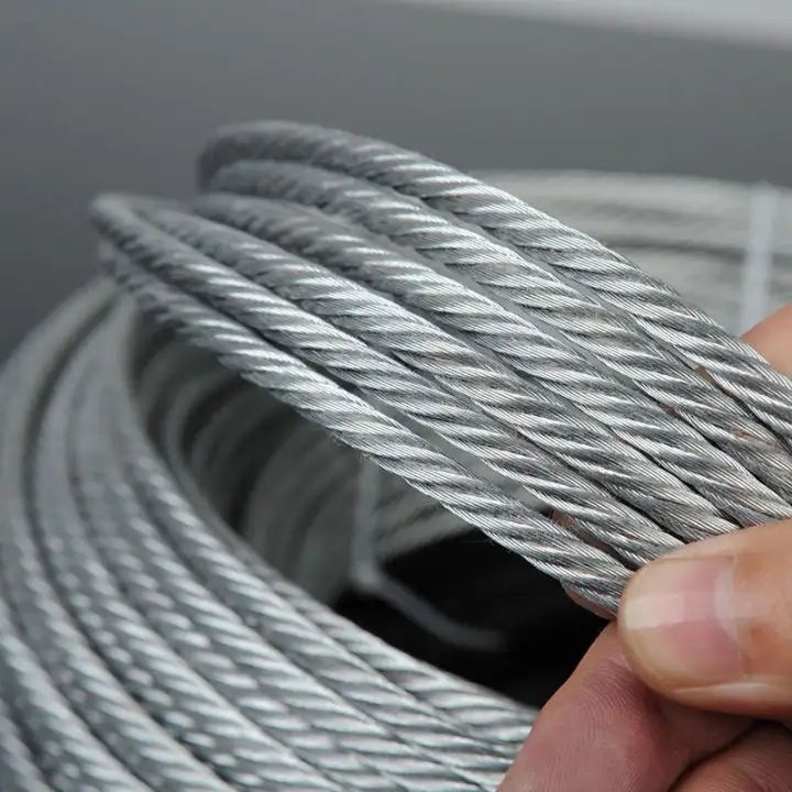 Manufacturers 6mm 12mm 25mm 34mm 40mm 48mm 50mm ungalvanized spring steel wire cable rope for drilling rig