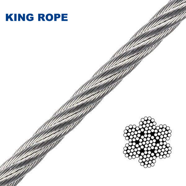 201 304 316L 2205 2507 310S Plastic Coated Stainless Steel Wire Rope