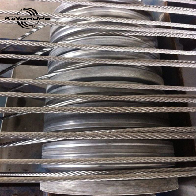 Manufacturer's High Quality Elevator And High Carbon Steel Wire Rope Cable for Elevator