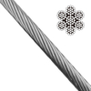 6x19+FC Galvanized Steel Wire Rope 8mm 10mm 