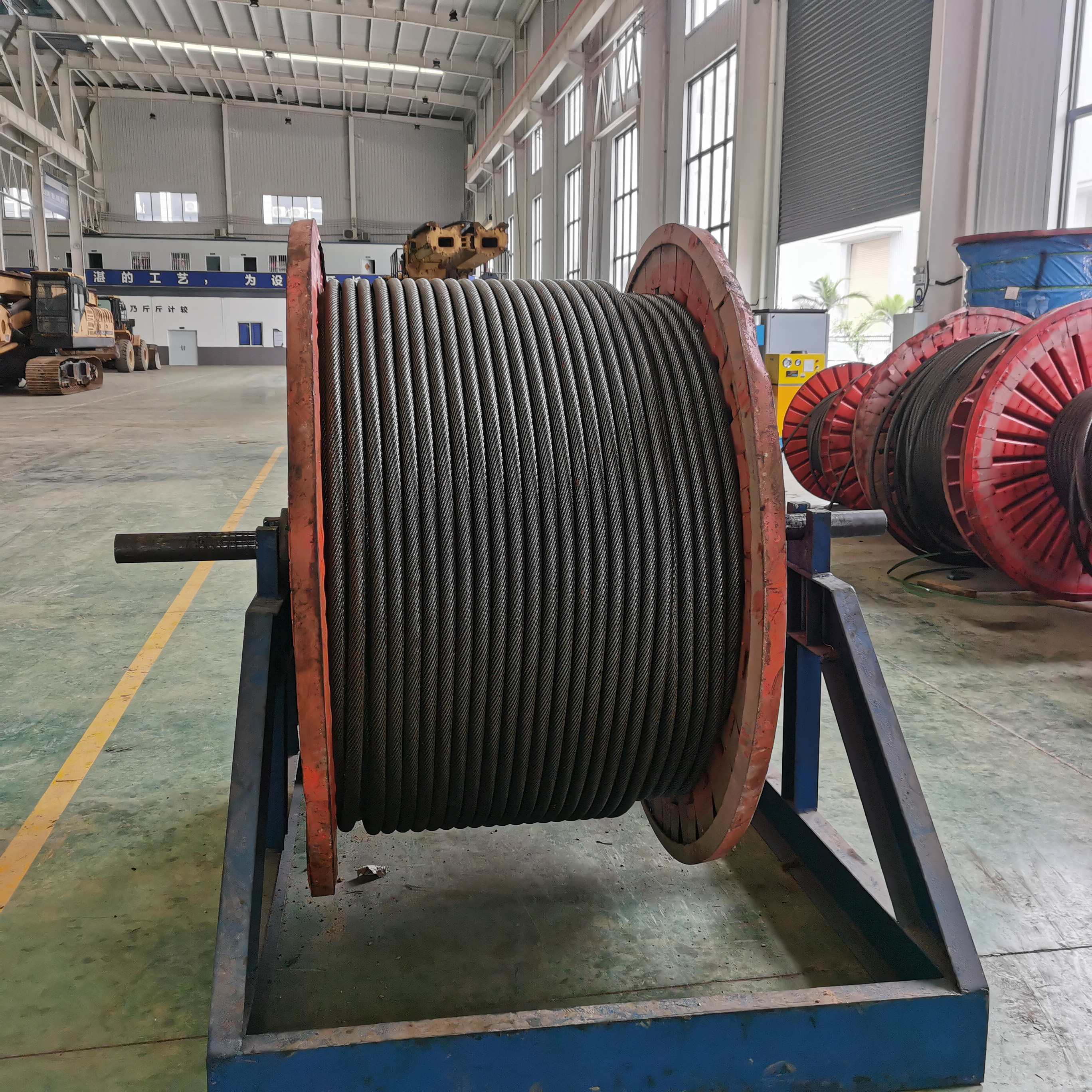 Steel Wire Rope Sling 26-40mm Round Strand Galvanized Steel Wire Rope Used In Lifting Machinery Galvanized Steel Wire Rope