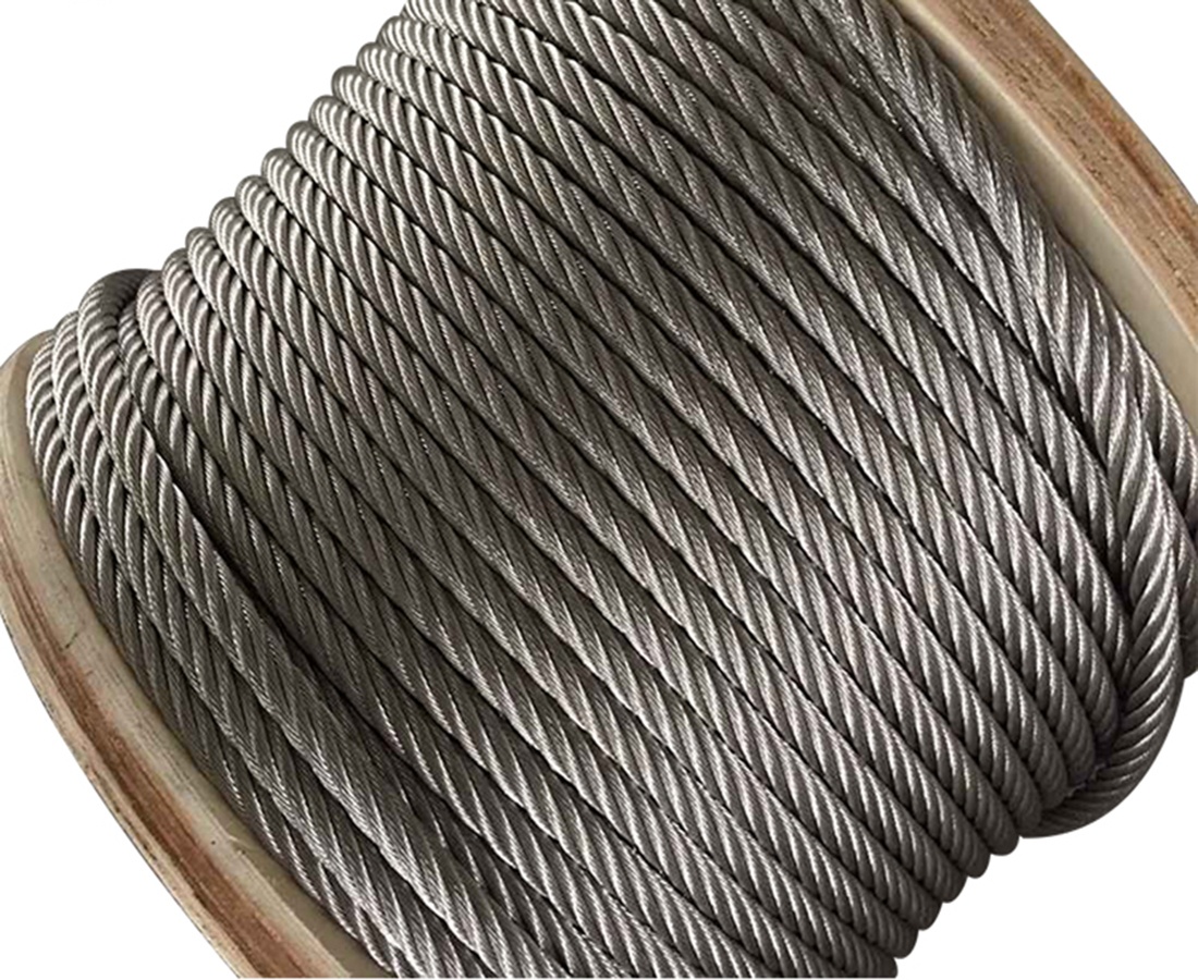 Non-rotation Galvanized Steel Wire Rope PVC Coated Plastic Coated