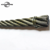 Factory 6x37 18mm Ungalvanized Steel Wire Rope for Docks, Ships, Cables, Hydra Tower Crane Wire Rope Sling