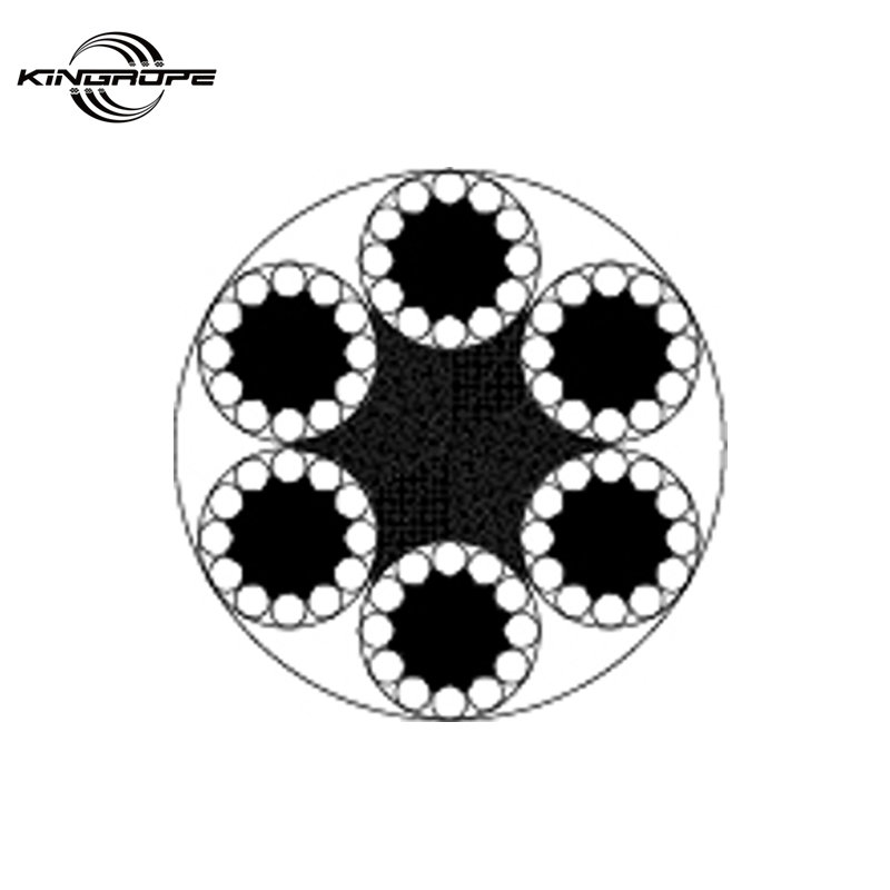 6X7+FC Galvanized Steel Wire Ropes