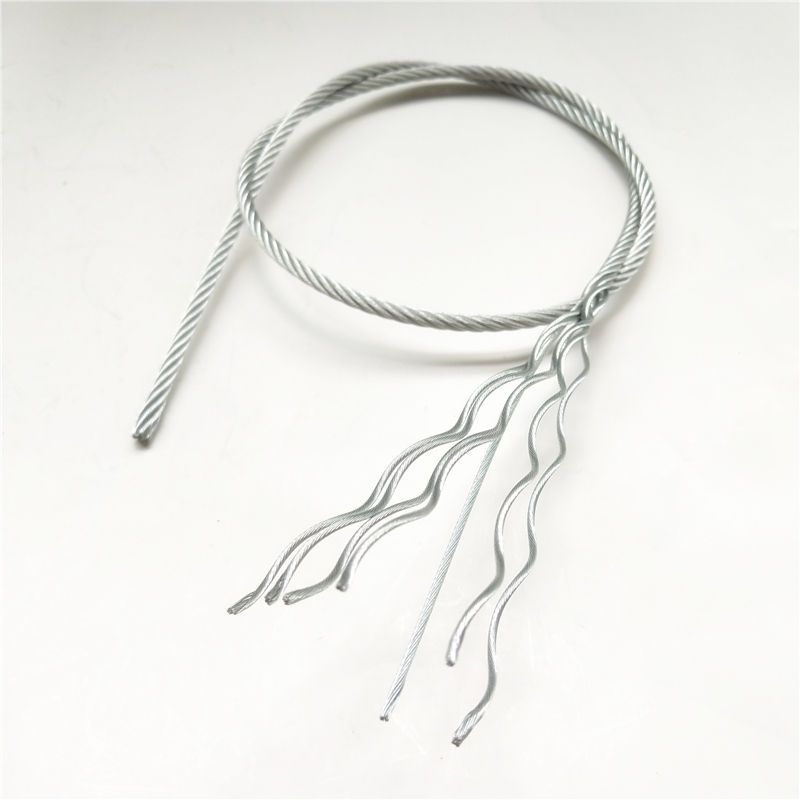 6x19S+IWS Galvanized Steel Wire Rope 3mm Steel Cable 3/8 for Personal Protective Equipment Retractable Fall Arrester