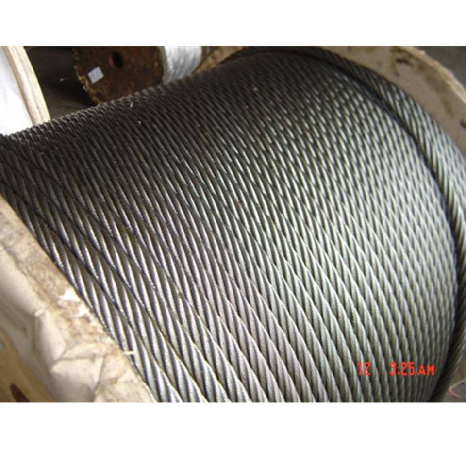 Wholesale Price Galvanized Zin Coated Crane Steel Wire Rope