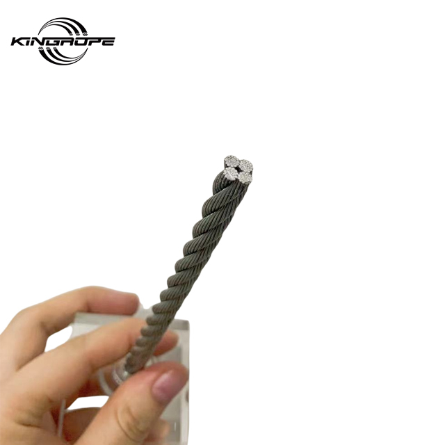 Suspended Platform Use Wire Rope 4x31ws+PPC 8.3mm 9.3mm 1960MPa 2160MPa Hot Dipped Galvanized 