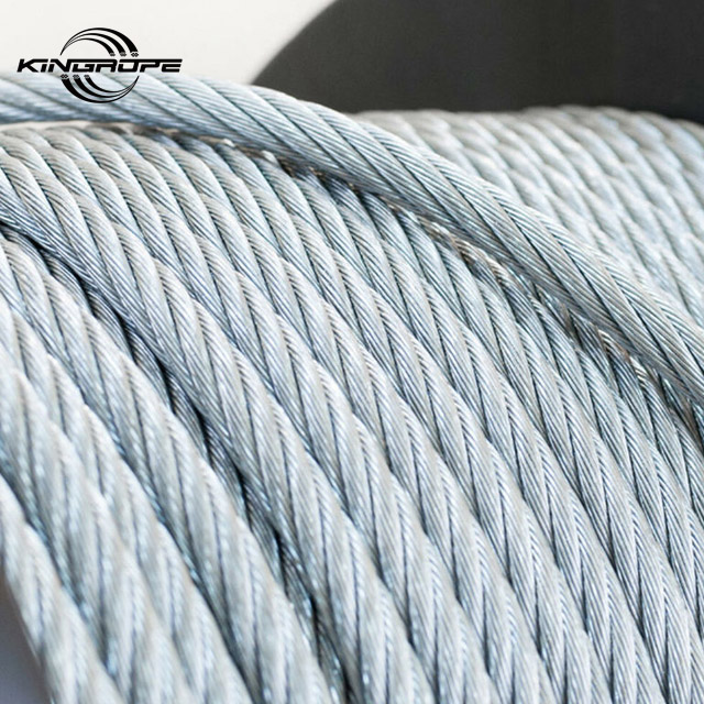 13mm Electric Cable Galvanized Steel Towing Wire Rope Price Steel Cable