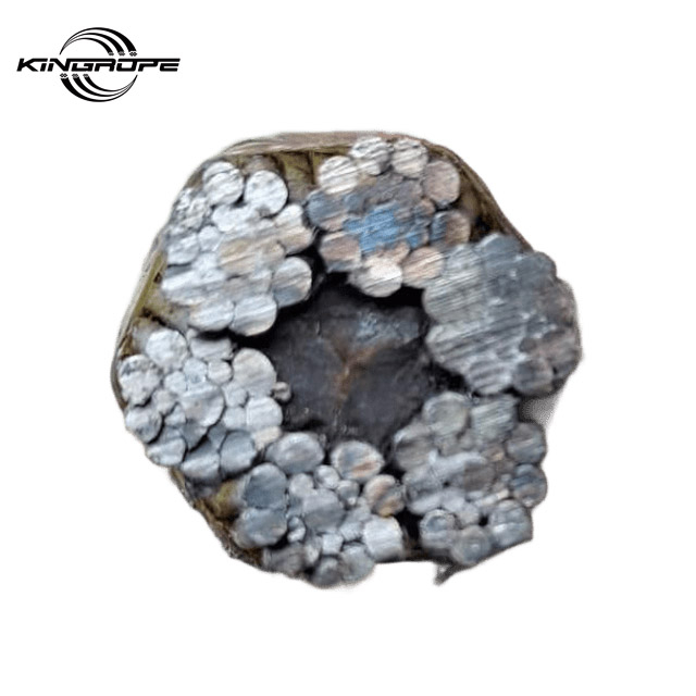 6X19S+FC / IWRC Oiled Lubricated With Yellow Grease Metal Rope 22mm