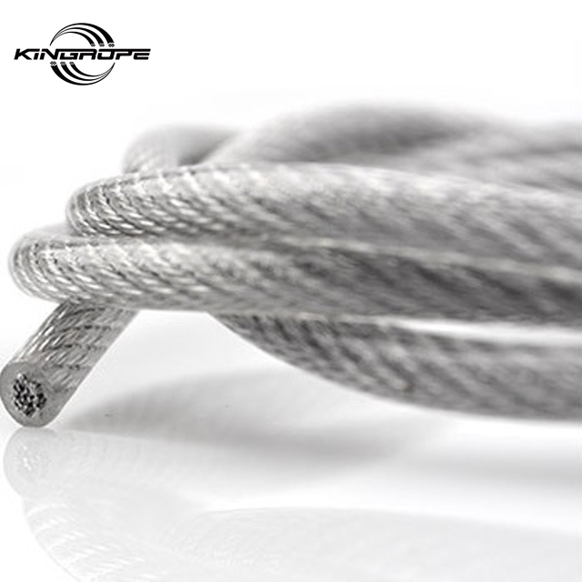 Manufacture White Color PVC Coated Steel Wire Rope/steel Cable
