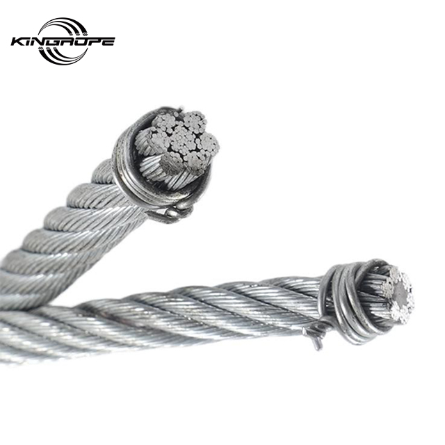 6x19+FC Ungalvanized Steel Wire Rope Drilling Rope