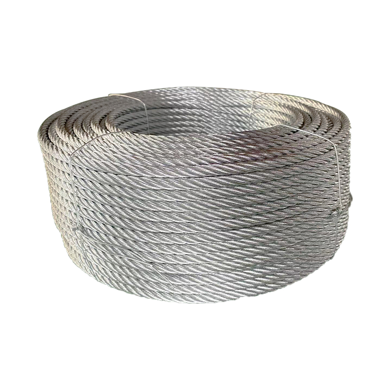 Reasonable price 7X19 galvanized cold heading steel wire rope