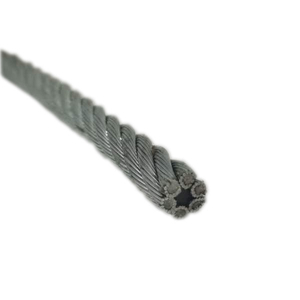 1/6 Wire Rope Wire Rope 6x12 6x12+7FC Galvanized Steel Wire Rope Price