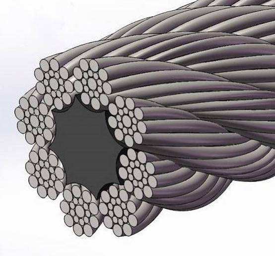 10mm 8x19S+FC Steel Wire Rope for Lifting