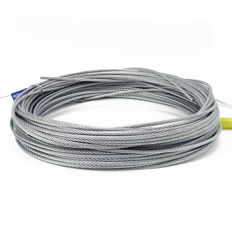 1x7 7x7 1x19 6x19 FC IWS Rope Price Hoisting Cableway Steel Wire Rope Aircraft Cable
