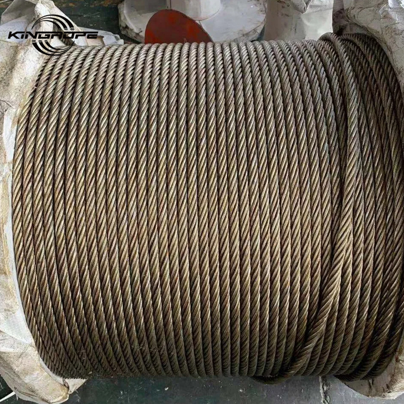 6×19W+IWRC Galvanized Steel Wire Rope