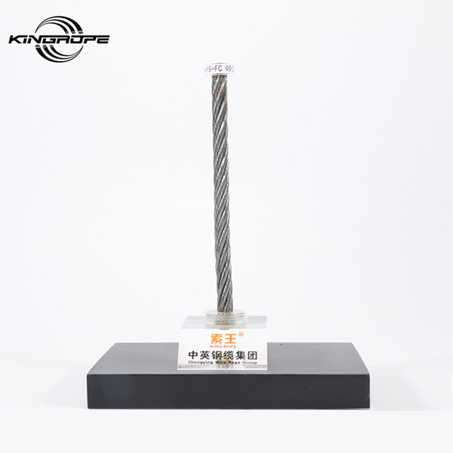 6×19+FC Galvanised Steel Wire Rope For Hoisting