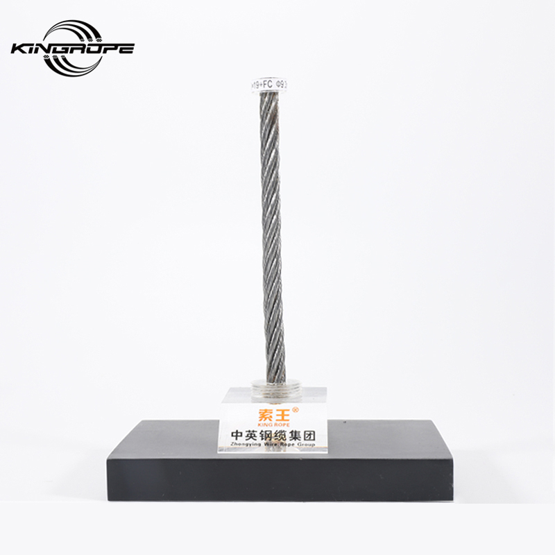 6×19+FC Galvanised Steel Wire Rope For Hoisting