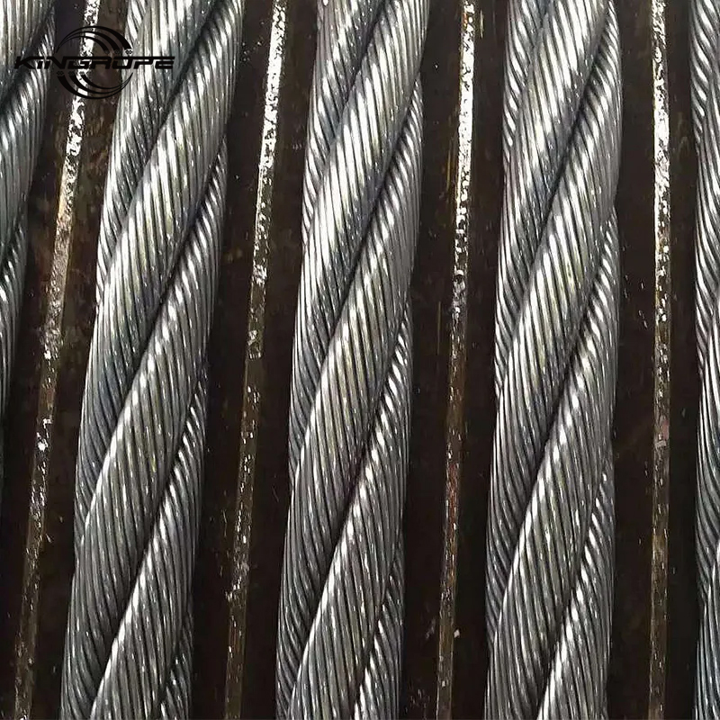 4V39S+5FC 4Strand Flat No-rotating Steel Wire Rope