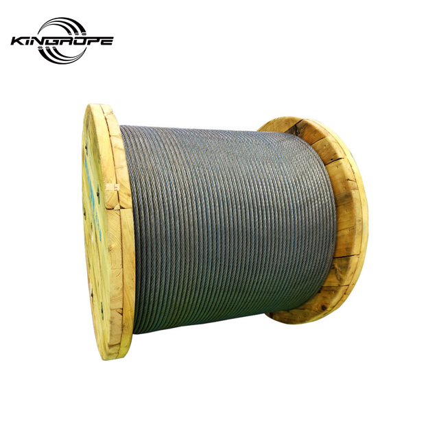 1x19 7x7 7x19 6x19+FC 7x37 35x7 Fitness Equipment Control Cable DIN3060 Galvanized Steel Wire Rope 8mm 10mm 12mm 24mm