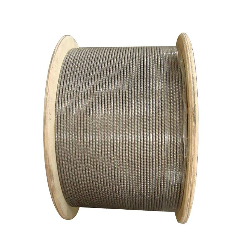 Galvanized 6X7+IWR Diameter 5mm Wire Rope Price Per Meter Steel Wire Rope