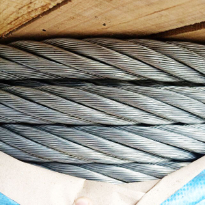 16mm Wire Rope 1960MPA High Tensile High Carbon Galvanized Steel Wire Rope 6*19 6*36