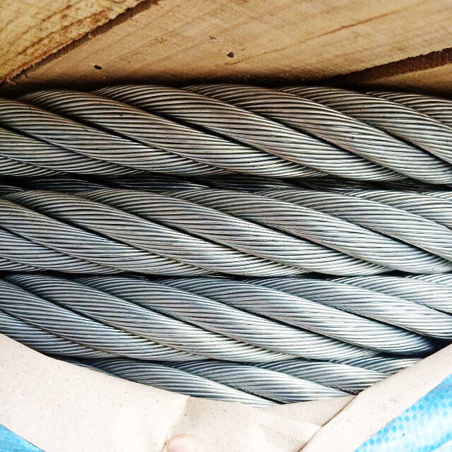 Galvanized Steel Wire Rope Steel Cable Strand Wire Rope 7*7 7*19 6*19+FC 6*7+FC 