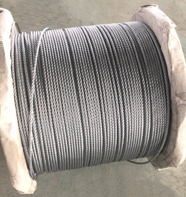 4x31sw 8.3mm Galvanized Steel Wire Rope used for Window Washing Platform Suspended On Glass Facade of a Skyscraper.