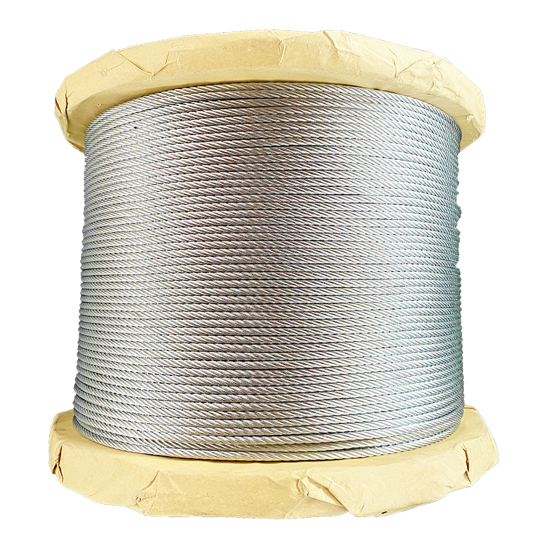 Reasonable price 7X19 galvanized cold heading steel wire rope