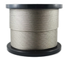 7x19 5mm(3/16inch) Galvanized Carbon Steel Wire Rope Stainless Steel Wire Rope Pvc Coated Strand Core Fittings